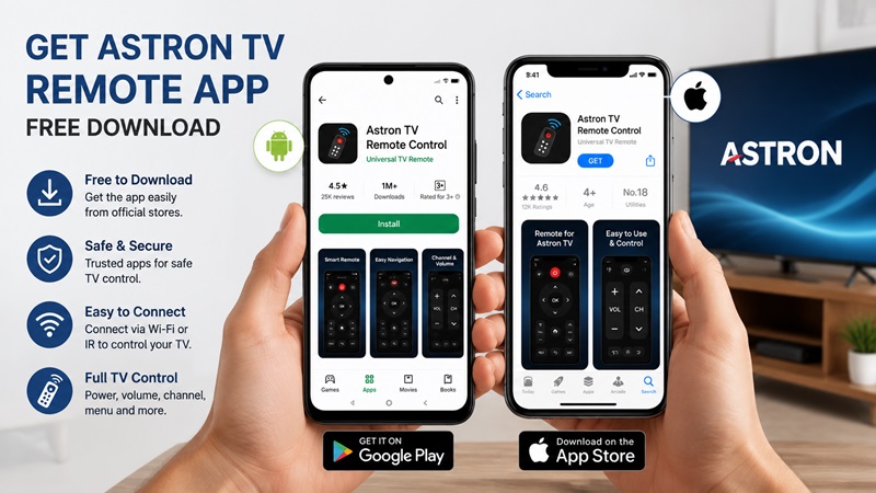 Astron TV Remote Control App Free Download