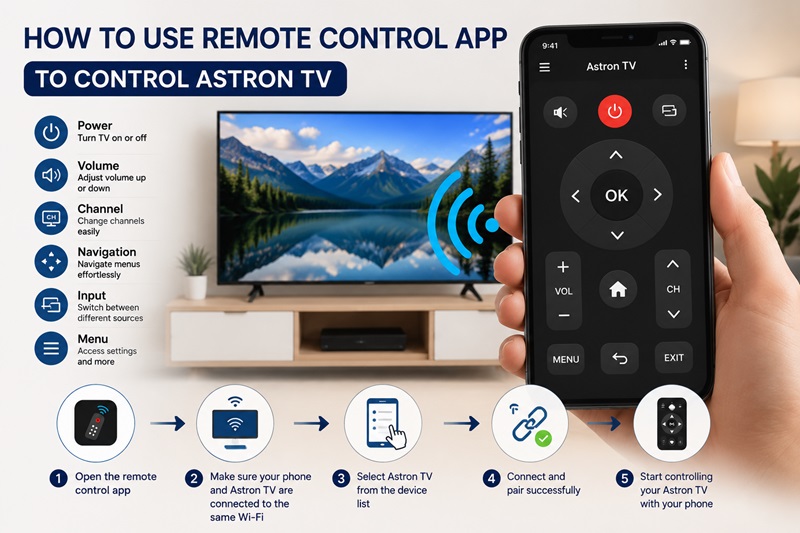 Astron TV Remote Control App Free Download