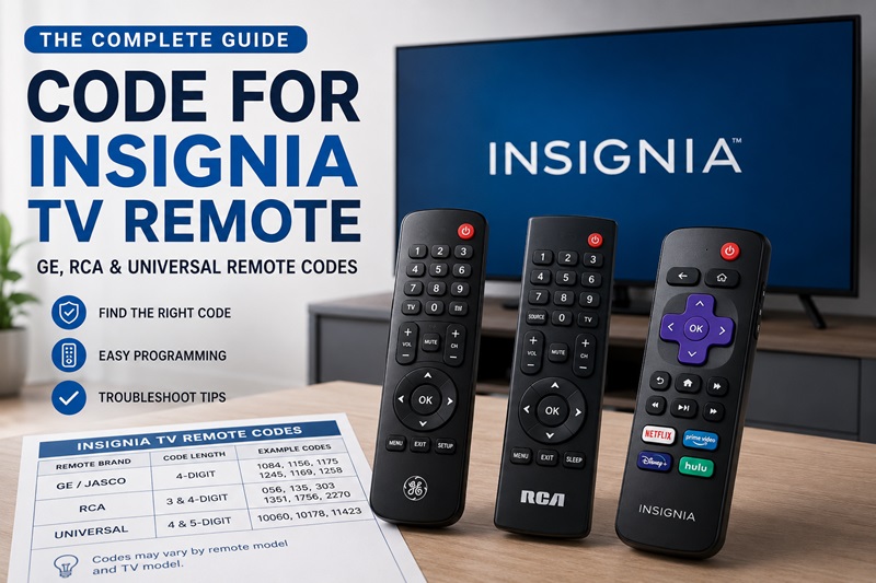 Code for Insignia TV Remote: Complete Programming Guide