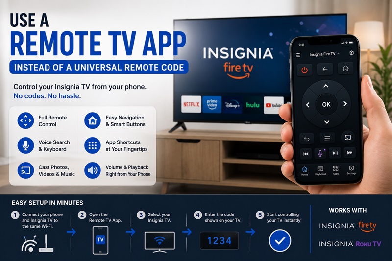 Use a Remote TV App Instead of a Universal Remote Code
