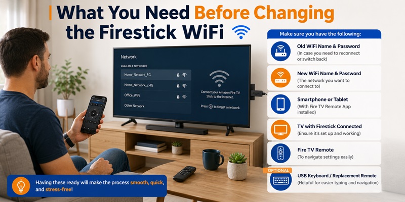 What You Need Before Changing the Firestick WiFi