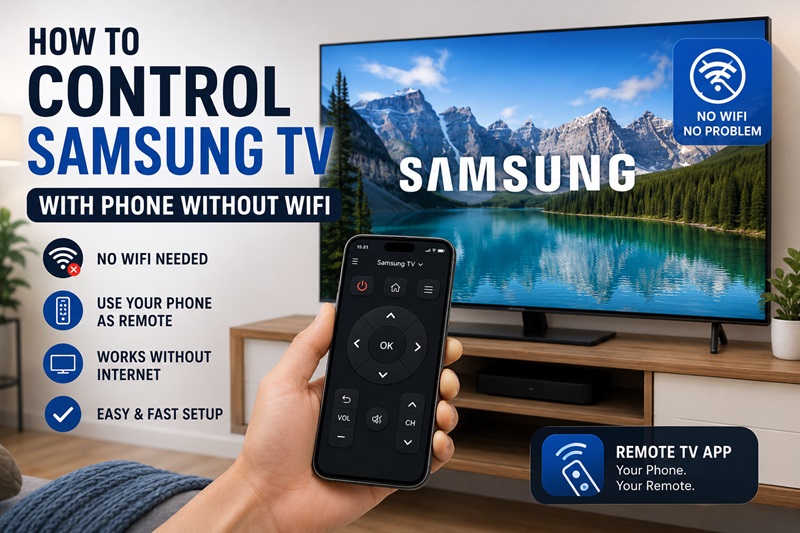 How to Control Samsung TV With Phone Without WiFi