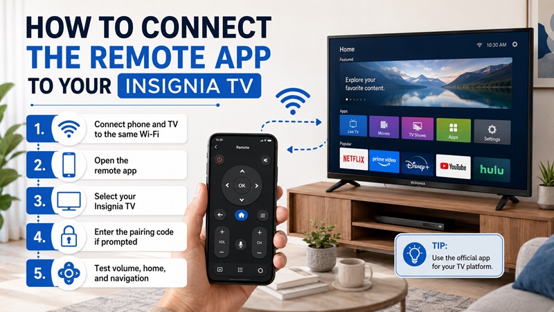 How to Connect the Remote App to Your Insignia TV