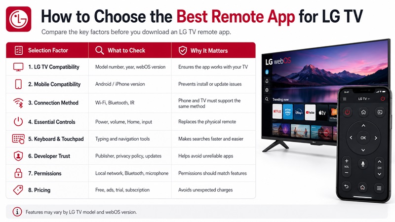 How to Choose the Best Remote App for LG TV