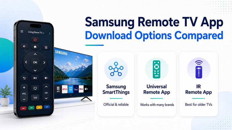 Samsung Remote TV App Download Options Compared