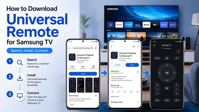 How to Download Universal Remote for Samsung TV