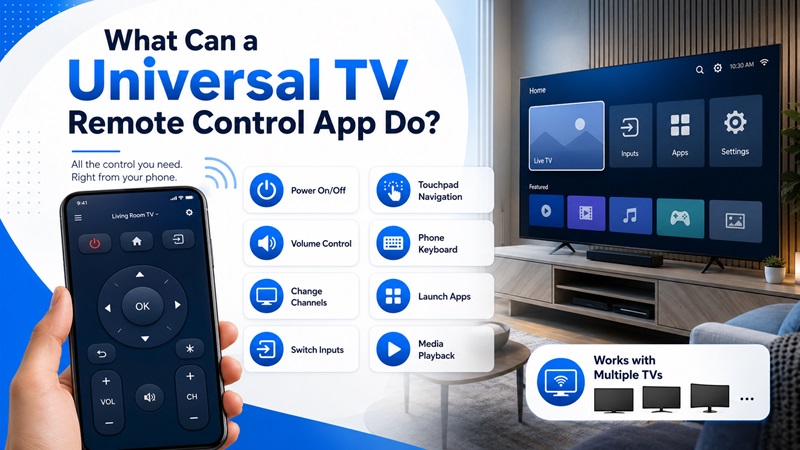 What Can a Universal TV Remote Control App Do?