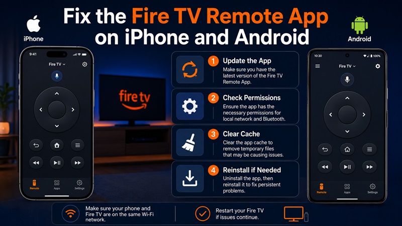Fix the Fire TV Remote App on iPhone and Android
