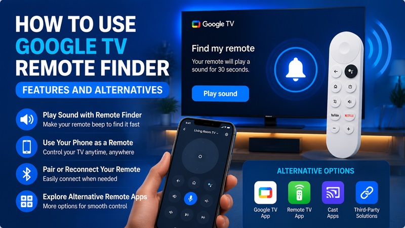 Google TV Remote Finder