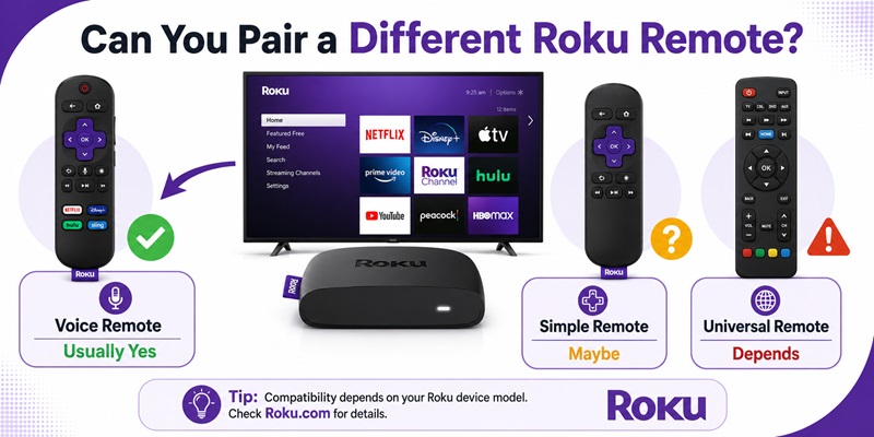 Can You Pair a Different Roku Remote?