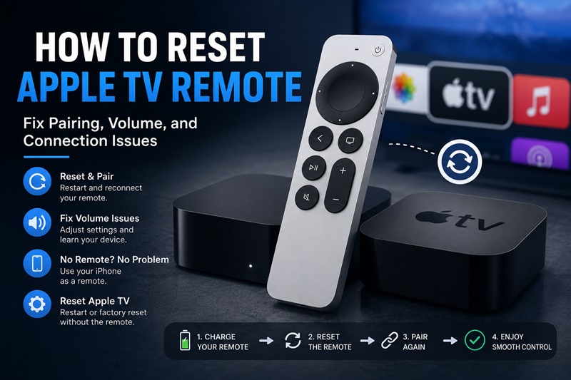 How to Reset Apple TV Remote