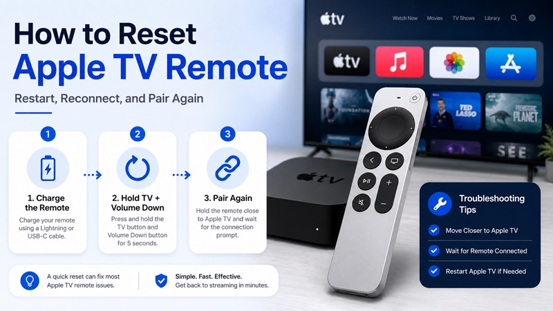 How to Reset Apple TV Remote