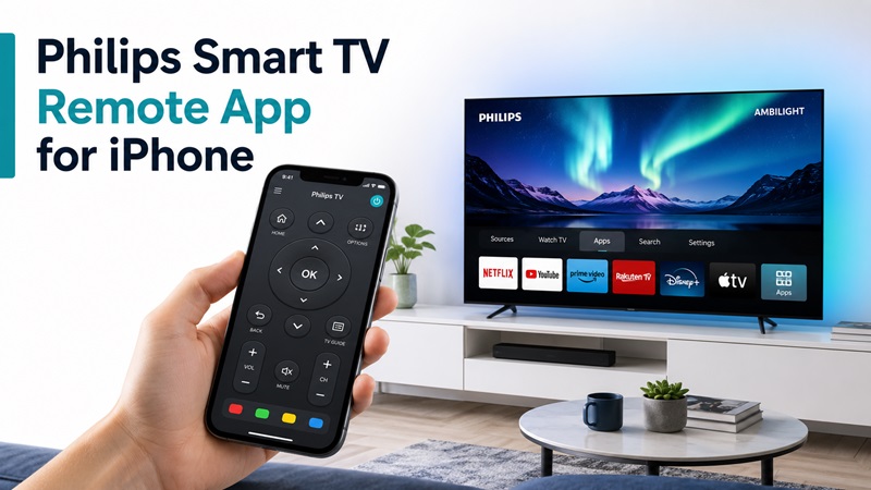 Philips Smart TV Remote App for iPhone