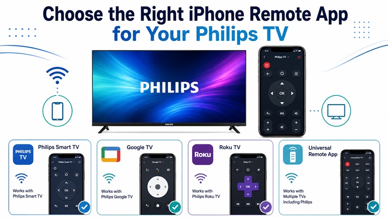 Philips Smart TV Remote App for iPhone