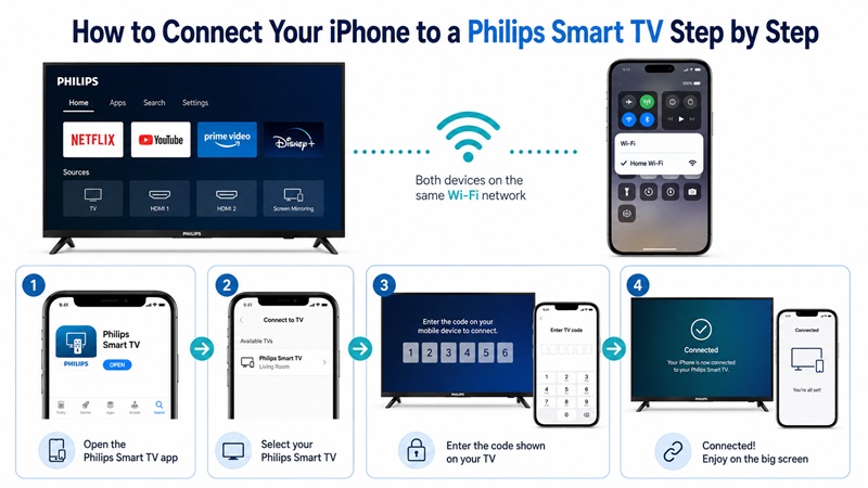 Philips Smart TV Remote App for iPhone