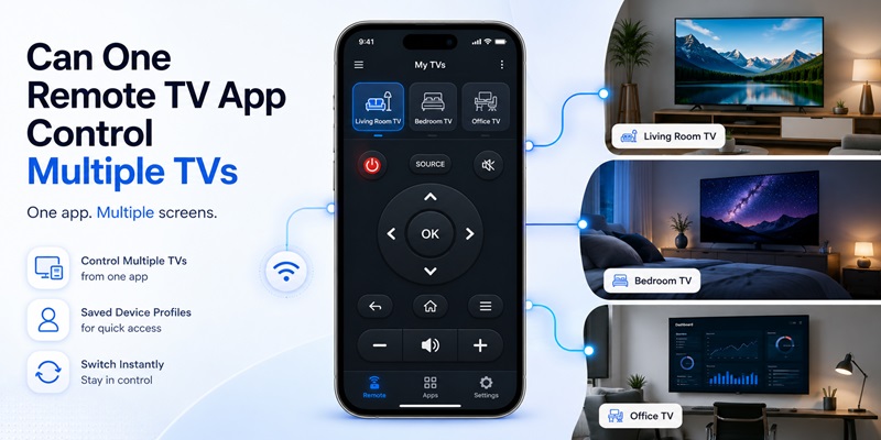 Can One Remote TV App Control Multiple TV