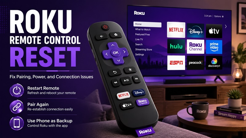 Roku Remote Control Reset