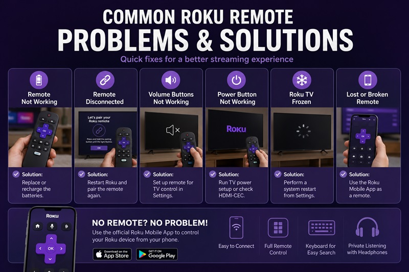 Common Roku Remote Problems and Solutions