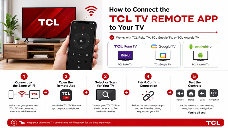 How to Connect the TCL TV Remote App to Your TV