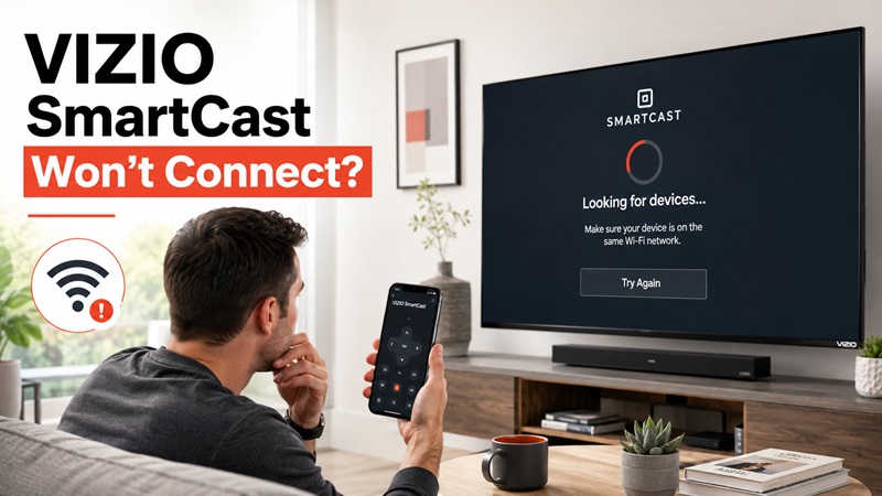 VIZIO SmartCast App Won’t Connect to TV