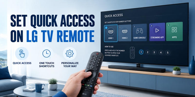 How to Set Quick Access on LG TV Remote