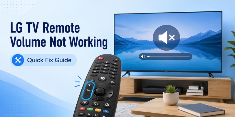 LG TV Remote Volume Button Not Working