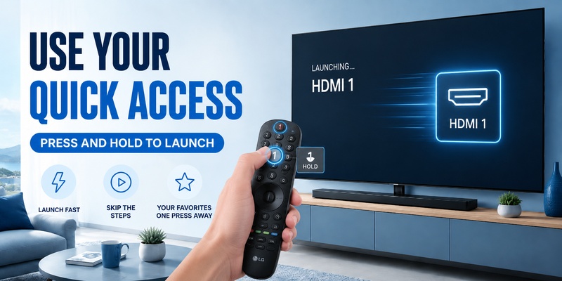 How to Set Quick Access on LG TV Remote
