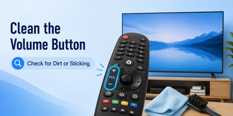 LG TV Remote Volume Button Not Working