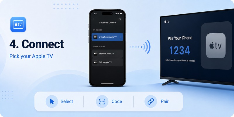 How to Use Apple TV Remote on iPhone