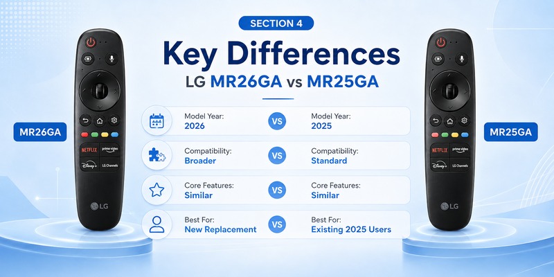 LG MR26GA vs MR25GA
