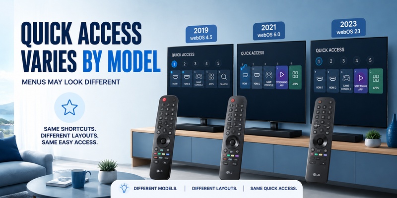 How to Set Quick Access on LG TV Remote
