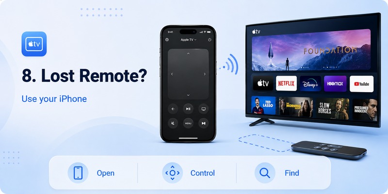 How to Use Apple TV Remote on iPhone