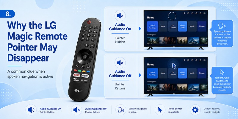 Turn Off Audio Guidance on LG TV Remote