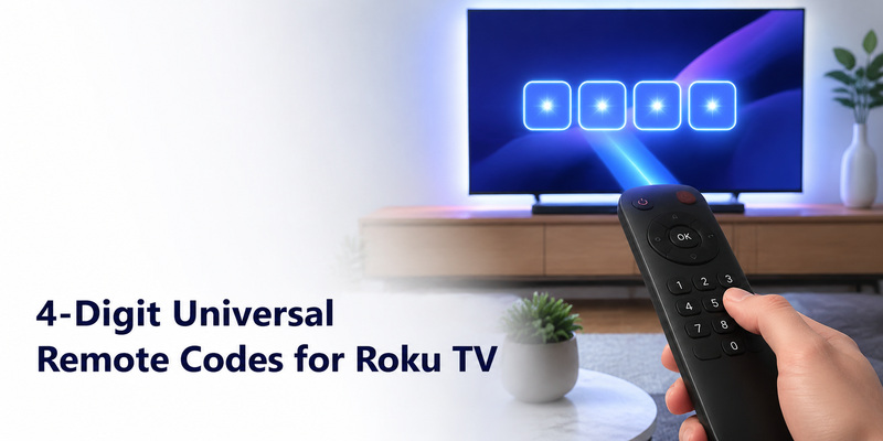 4 Digit Universal Remote Codes for Roku TV
