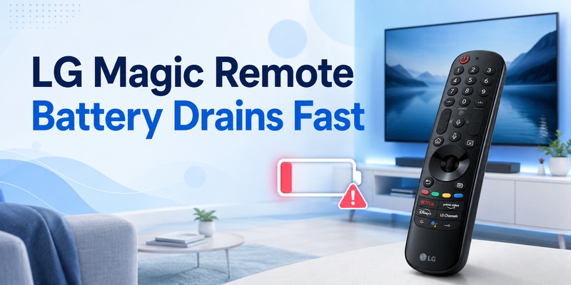 LG Magic Remote Battery Drains Fast