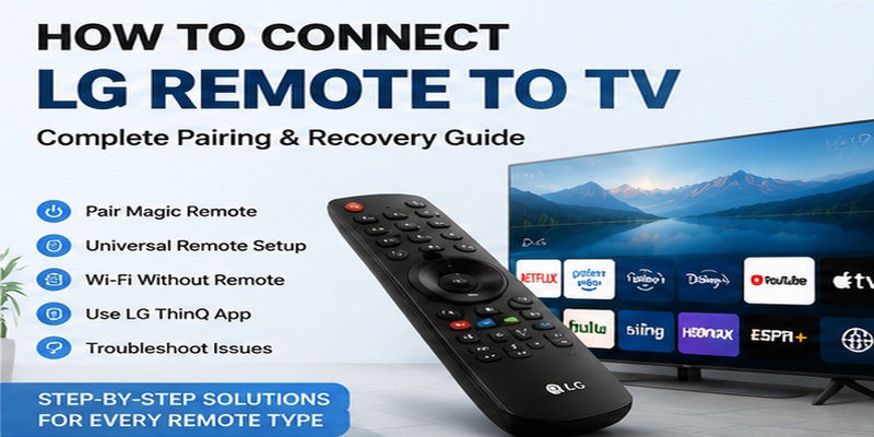 How to Connect LG Remote to TV