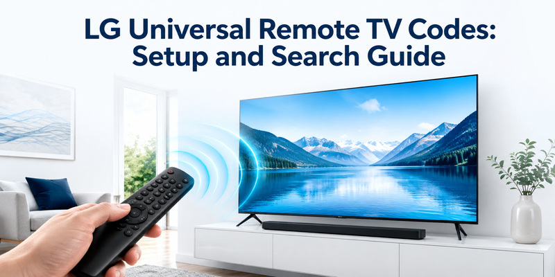 LG Universal Remote TV Codes