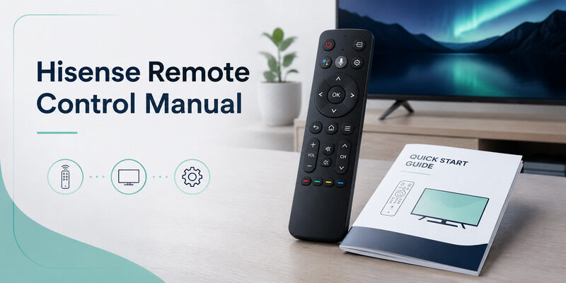 Hisense Remote Control Manual: Identify Buttons, Pair the Remote, and Use Phone Backup