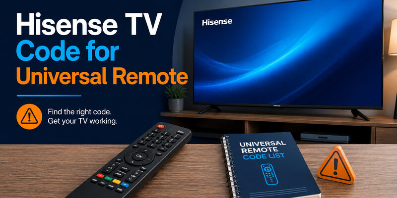 Hisense TV Code for Universal Remote: Find the Right Code List and Program It