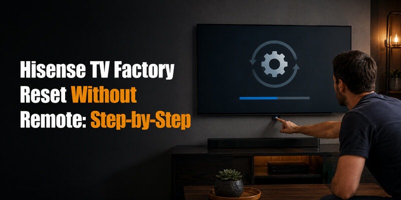 Hisense TV Factory Reset Without Remote: Step-by-Step