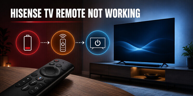 Hisense TV Remote Not Working: Fix Pairing, Buttons, Lag, and Power Problems