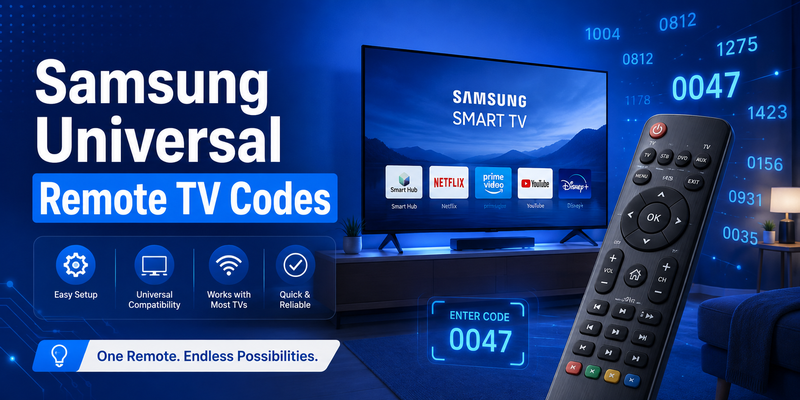 Samsung TV Code for Universal Remote