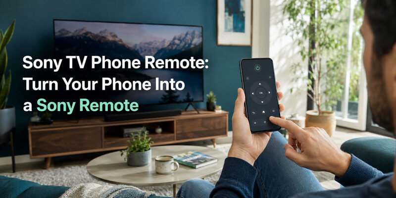 Sony TV Phone Remote: Turn Your Phone Into a Sony Remote