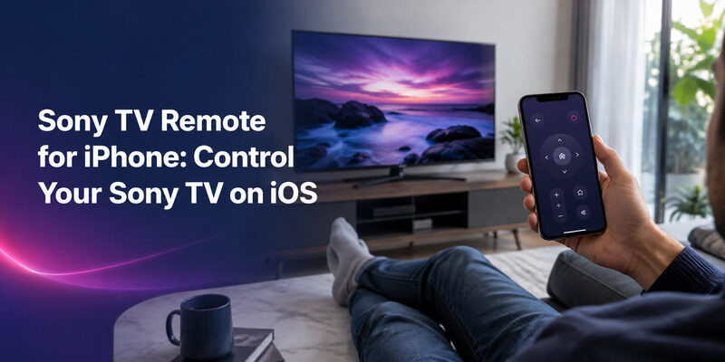 Sony TV Remote for iPhone: Control Your Sony TV on iOS