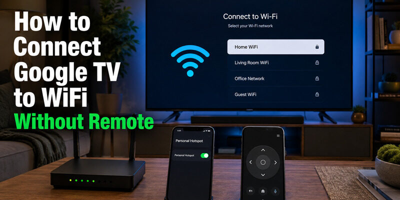 How to Connect Google TV to WiFi Without Remote: 5 Working Methods