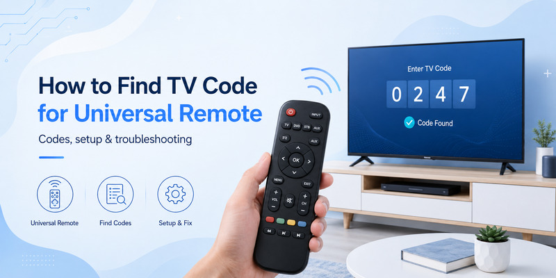 How to Find TV Code for Universal Remote