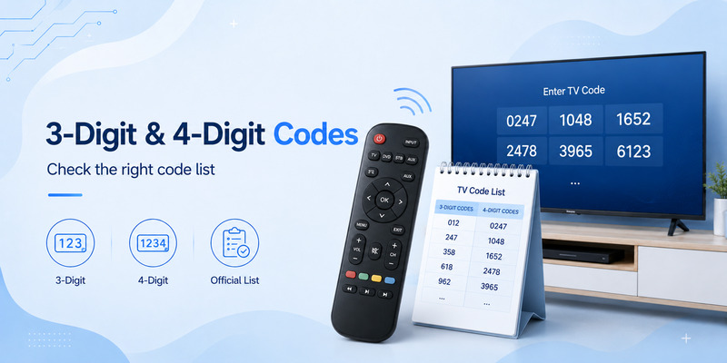 How to Find TV Code for Universal Remote