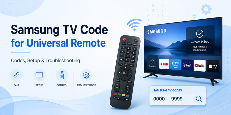 Samsung Universal Remote TV Codes