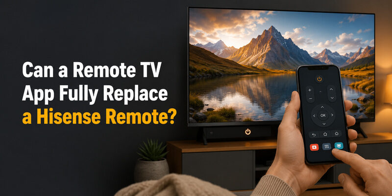 How to Turn On Hisense TV Without Remote: Every Method