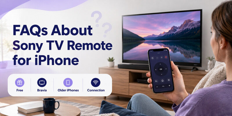 Sony TV Remote for iPhone: Control Your Sony TV on iOS